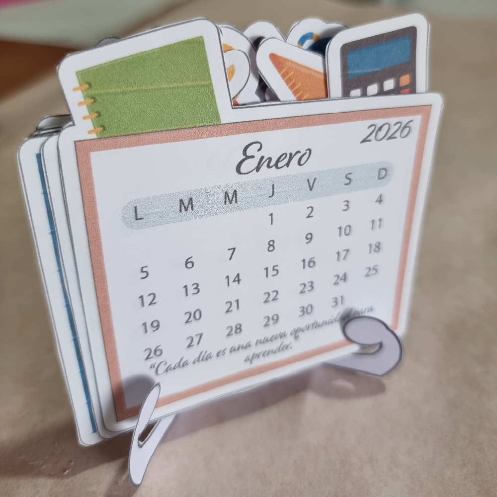 Calendarios Escolar de escritorio 2026 - Imagen 2