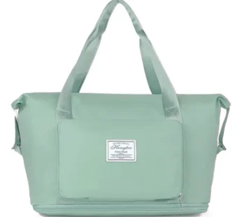 Bolso Extensible con Bolsillos Porta Notebook VERDE