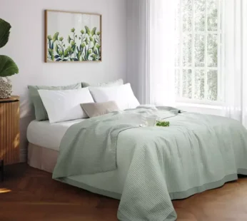 Cover Quilt King Size Bicolor con Matelaseado