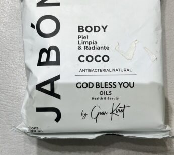Jabón a base de aceite de coco